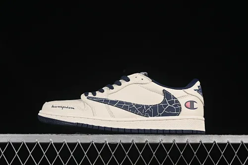 All categories Air Jordan Jordan series basketball shoes Air Jordan 1 Low High-end customized low-top sneakers Travis Scott x Fragment Design x Air Jordan 1 Low OG SP AJ1 Joe 1 championship joint crack hook low-top cultural casual sneakers LD2025-015